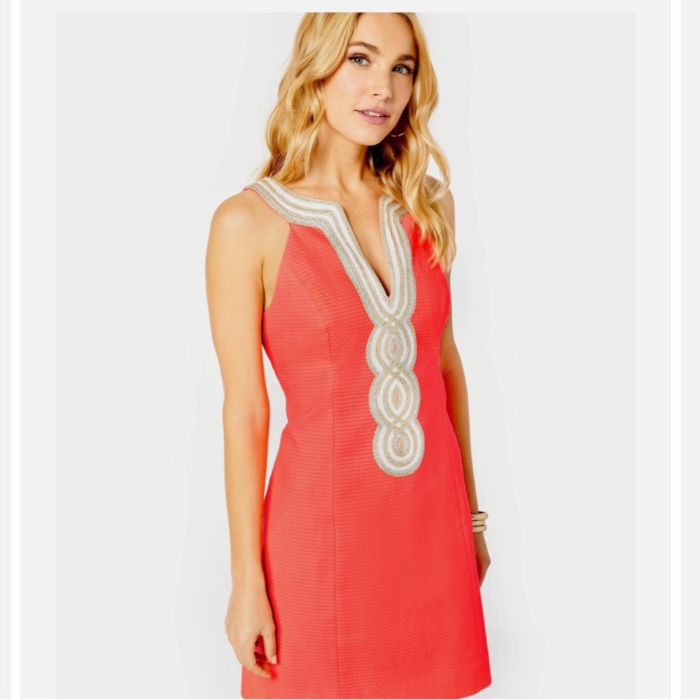 Lilly Pulitzer Valli Dress- Cayenne Coral
